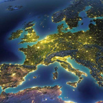 europe - satelite photo